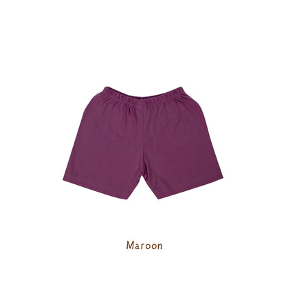 Booyah Baby & Kids Celana Anak - Cotton Short Pants Maroon (1 Years)