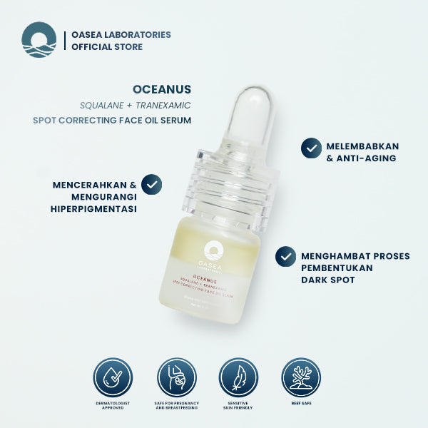 OASEA Oceanus Squalane + Tranexamic Spot Correcting Face Oil Serum Mini | 5 ml