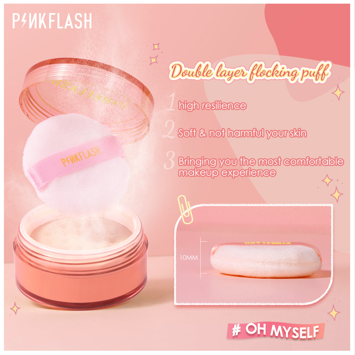 Pinkflash F06 Lasting Matte Loose Powder #000