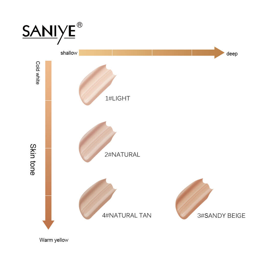 Saniye Natural Face Flawless Foundation R6005 - 2 Natural | 100 g