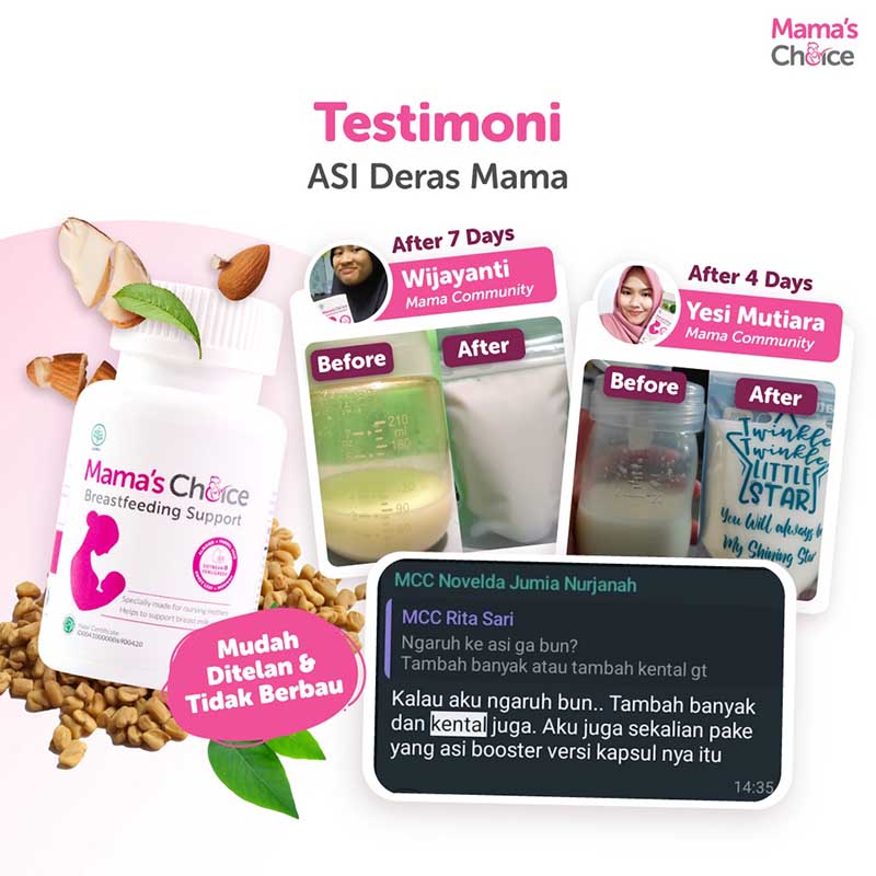 Mama's Choice ASI Booster-Breastfeeding Support (30 Kapsul) 200g