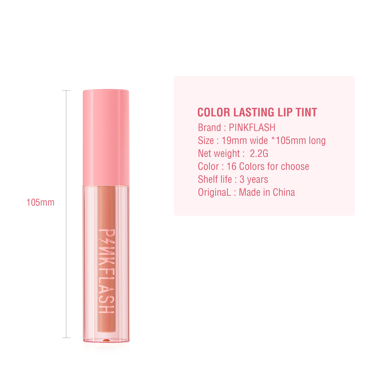 PINKFLASH COLOR LASTING LIP TINT PF-L07 - BB04