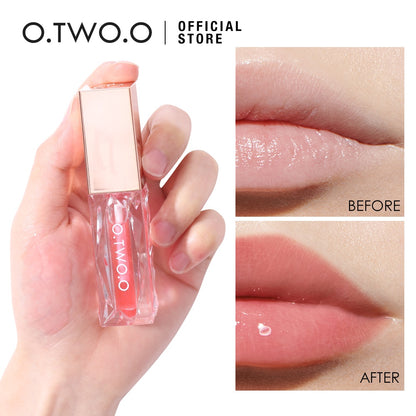 O.TWO.O Clear Cristal Berry lipgloss lipstic 04 chiled peach