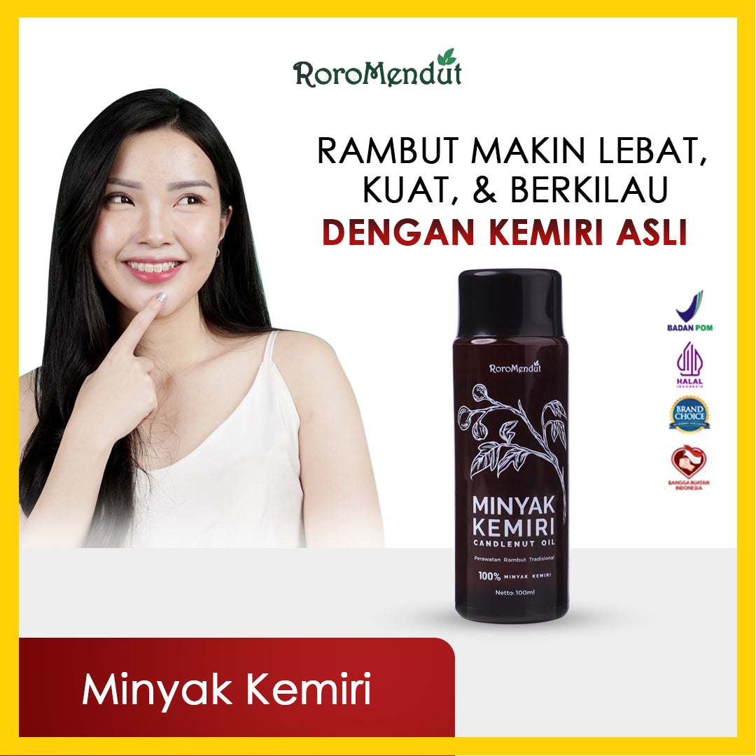 Roro Mendut Minyak Kemiri Penumbuh Penebal Rambut Bayi Dewasa | 100 ml