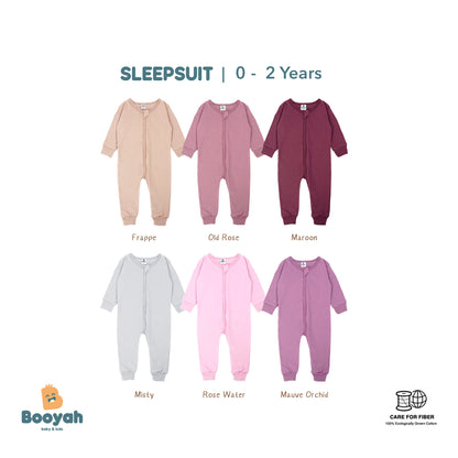 Booyah Baby & Kids Piyama Bayi - Sleepsuit Rose Water (3-6 Month)