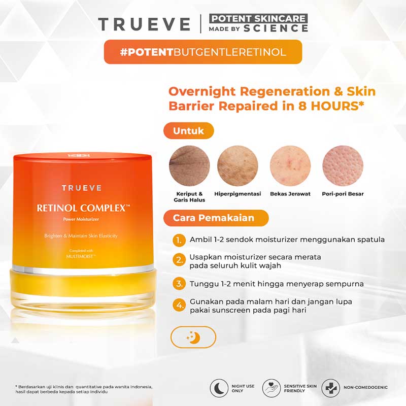 TRUEVE Retinol Complex Power Moisturizer | 30 gr