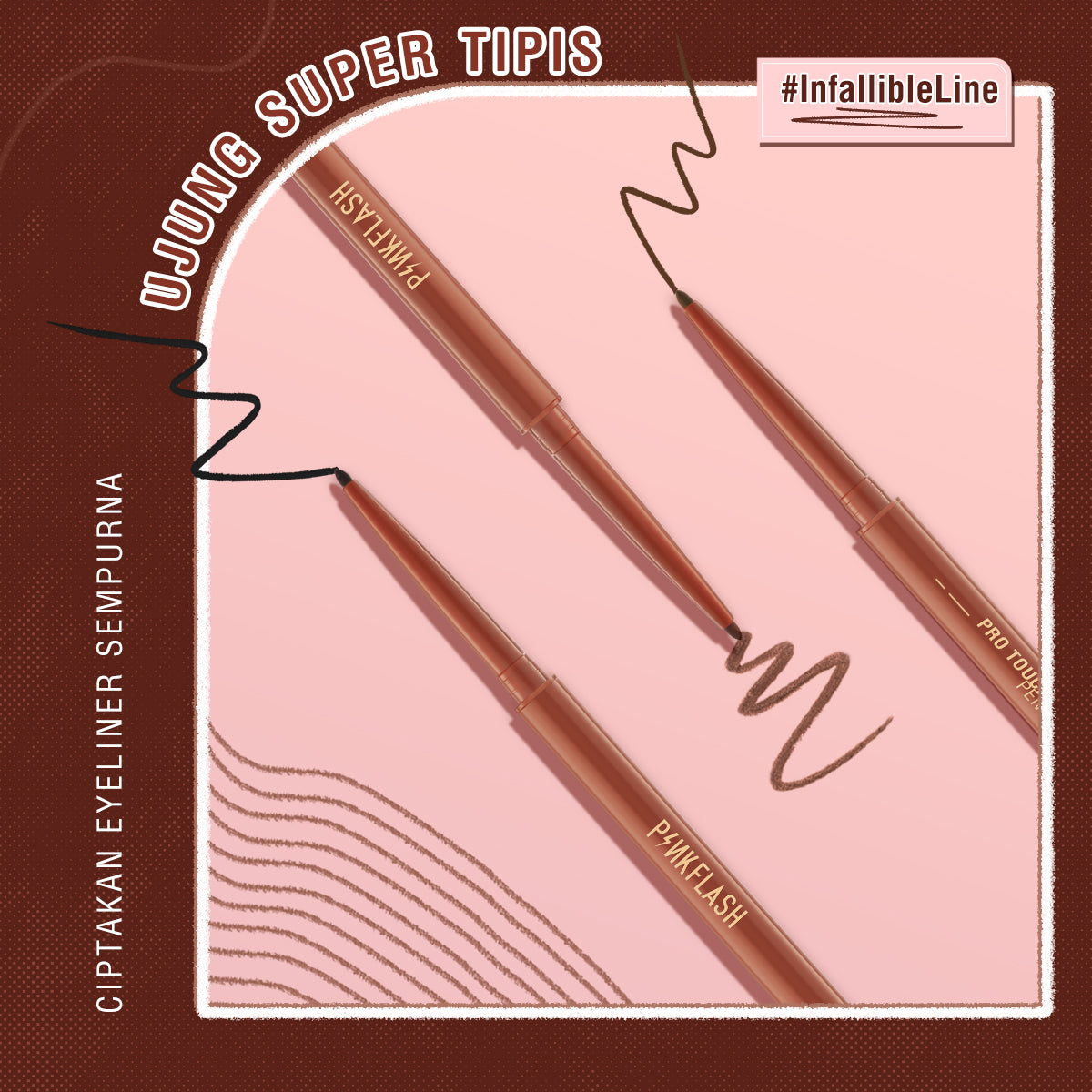 Pinkflash Pro Touch Pencil Eyeliner PF-E13 - #01