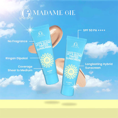 Madame Gie Protect Me Let's  Glow Tinted Sunscreen 02 | 10  ml