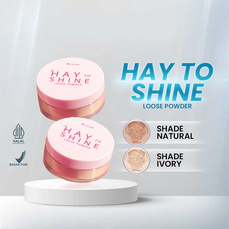 Ms Glow Hay To Shine Loose Powder Natural 12.5g