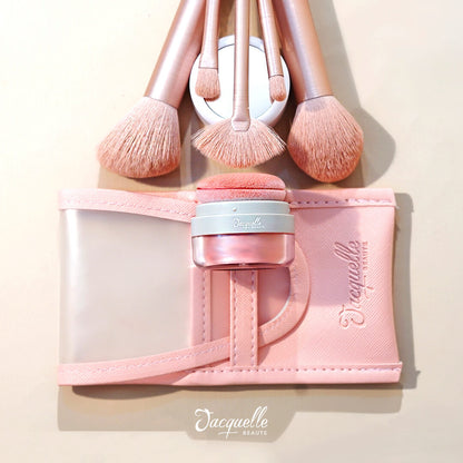 Jacquelle  Rose Golden Travel Size Brush Set