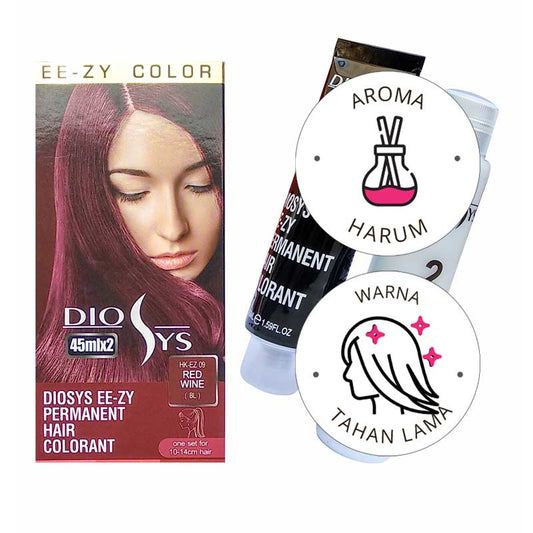 Diosys Hair Colour 09 Red Wine | 100 ml