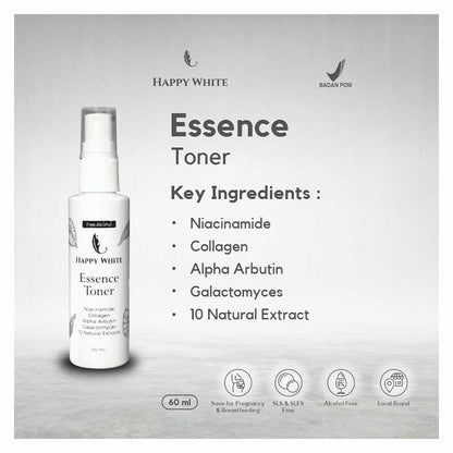 Happy White 2in1 Essence Toner 60ml