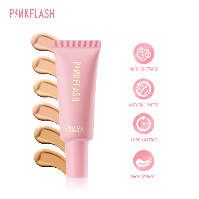 Pinkflash F03 Lasting Matte Foundation #1 Vanilla