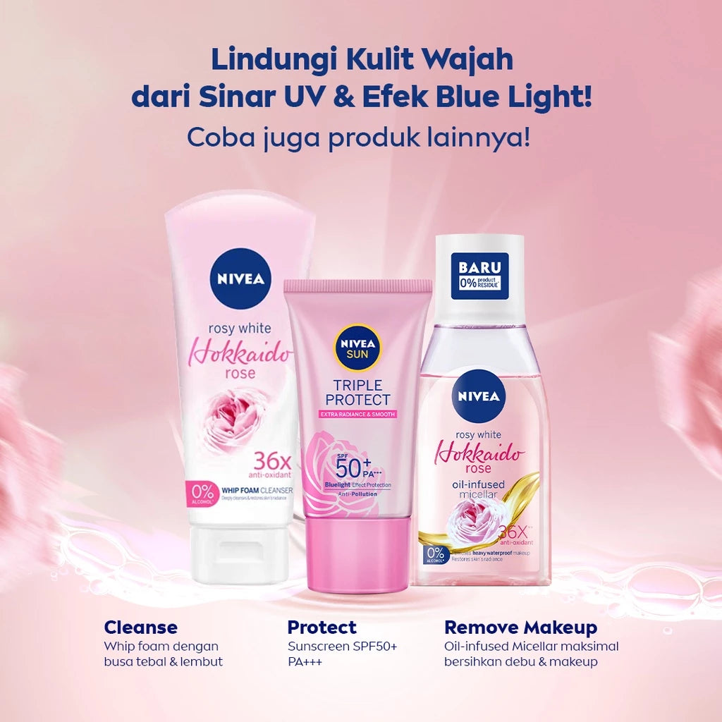 NIVEA SUN Triple Protect Hokkaido Rose SPF50+ PA+++ | 40 ml