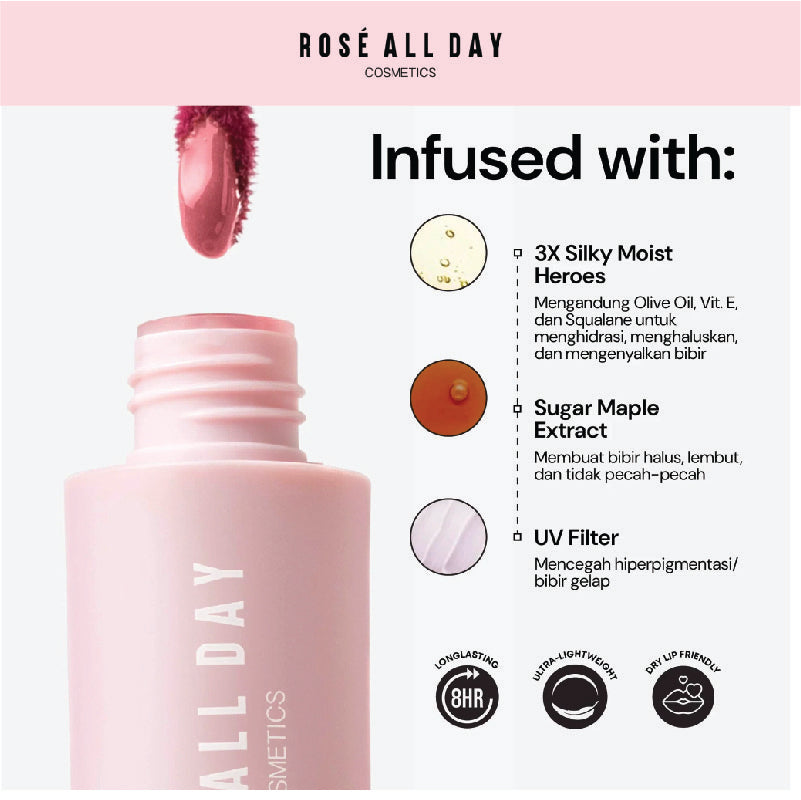 ROSE ALL DAY Plush Lip Tint - Pink Quartz