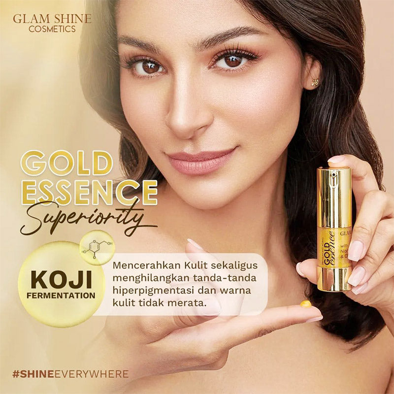 Glam Shine Premium Anti Aging Gold Essence With Niacinamide 10 % & Collagen 10ml