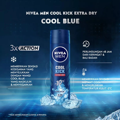 NIVEA MEN Deodorant Cool Kick Spray 150 ml