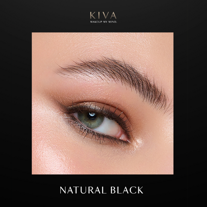 KIVA Ultrafine Brow Pencil - Natural Black | 0.3gr