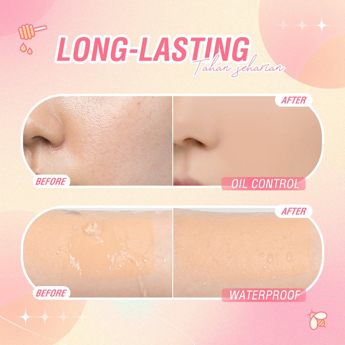 Pinkflash F03 Lasting Matte Foundation #1 Vanilla