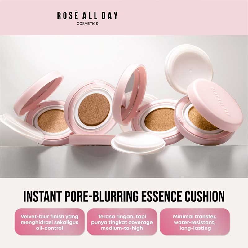 ROSE ALL DAY The Realest Lightweight Essence Cushion - Beige