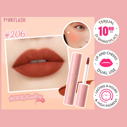 Pinkflash M01 Lip & Cheek Duo Matte Tint - #206 | 30 ml