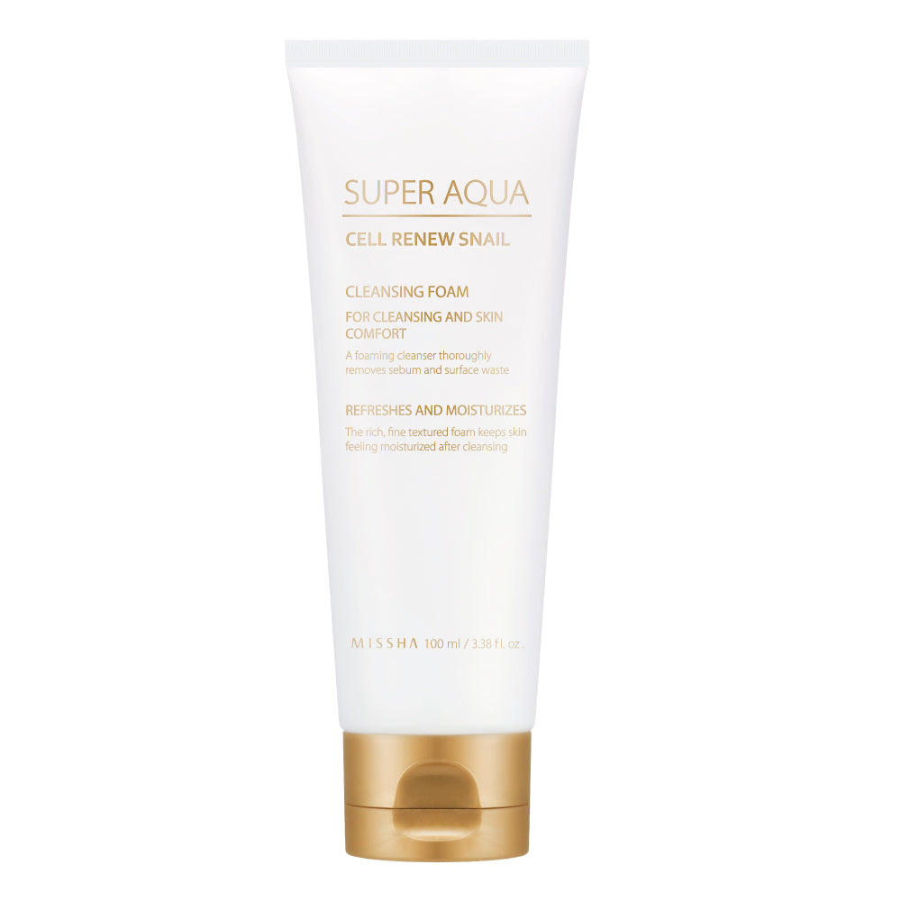 MISSHA Super Aqua Cell Renew Snail Cleansing Foam