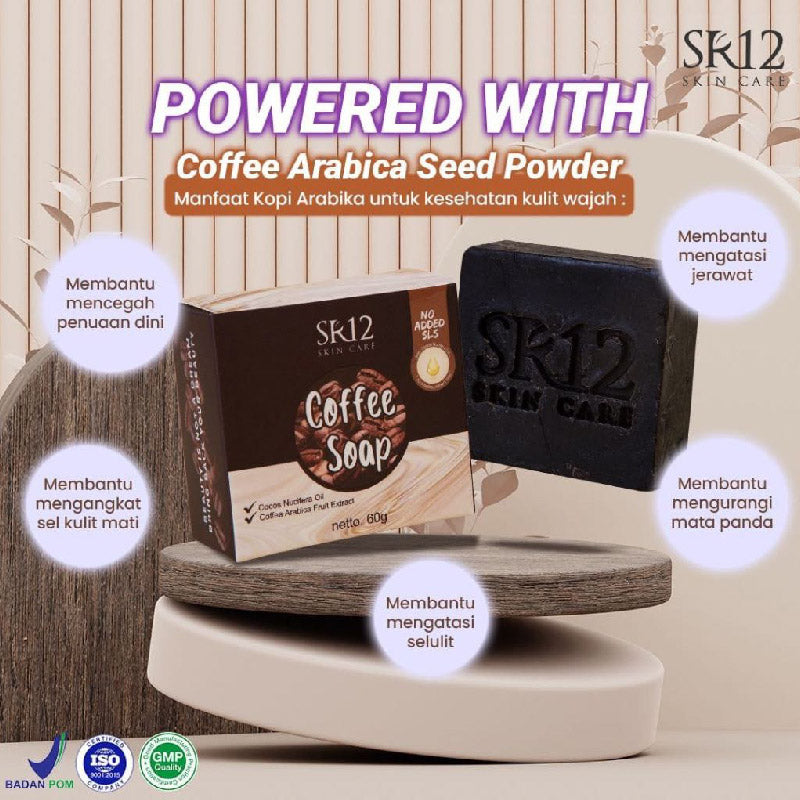 SR12 Coffee Herbal Soap | 60gr