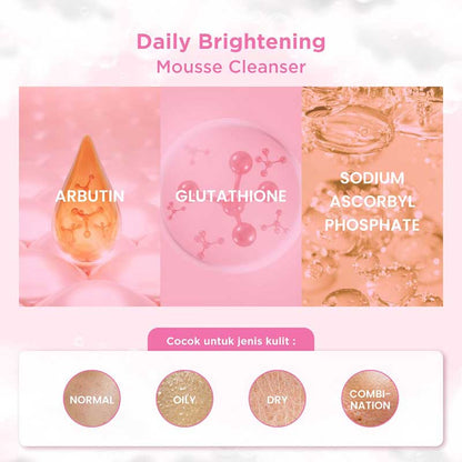 Ginza Daily Brightening Mousse Cleanser 110ml