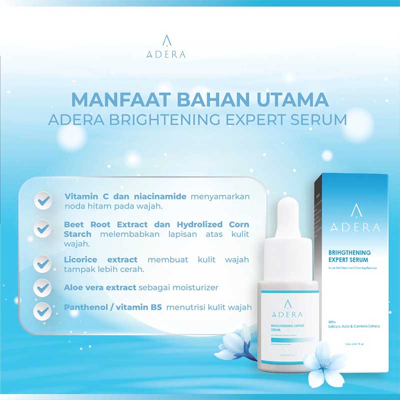 Adera Brightening Serum 1pcs | 12ml