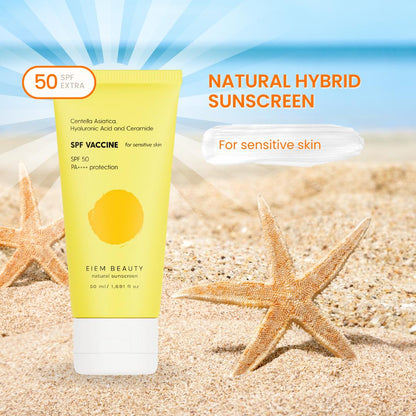 EIEM Beauty Natural Sunscreen SPF 50 PA++++ | 50ml