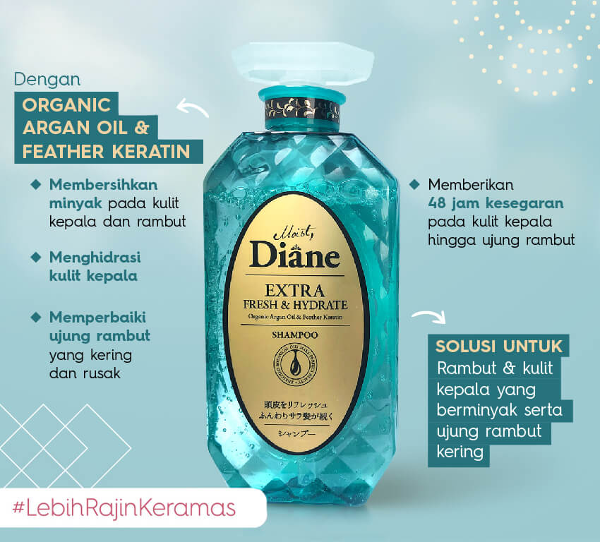 Moist Diane Extra Fresh & Hydrate Shampoo | 450 ml