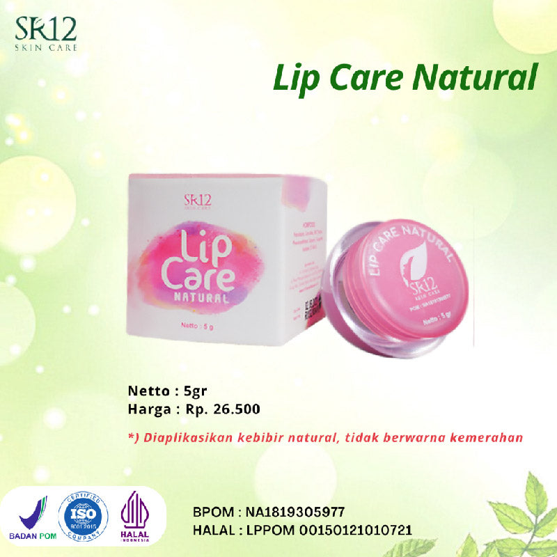 SR12 Lip Care Lip Balm Natural | 5gr