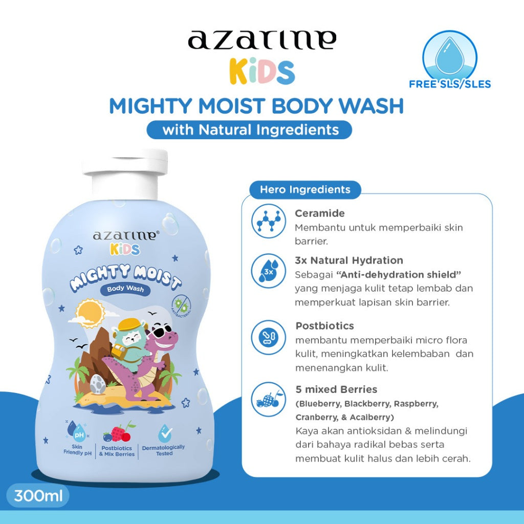 Azarine Kids Mighty Moist Body Wash 300ml