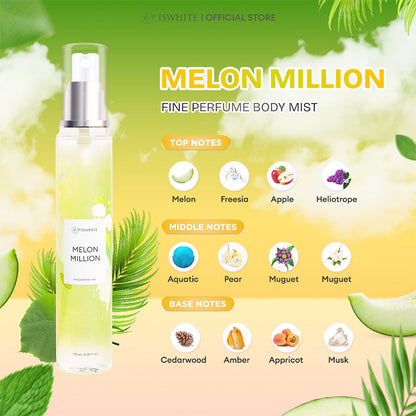 ISWHITE Perfume Body Mist - Melon Million | 100 ml