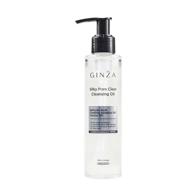 Ginza Silky Pore Clear Cleansing Oil 155ml