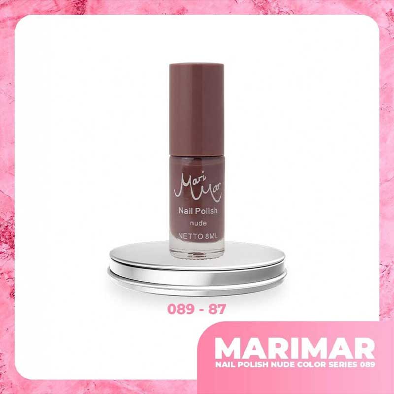 Marimar Nail Polish Kode : 089 Nude Color isi 12 | 96 ml