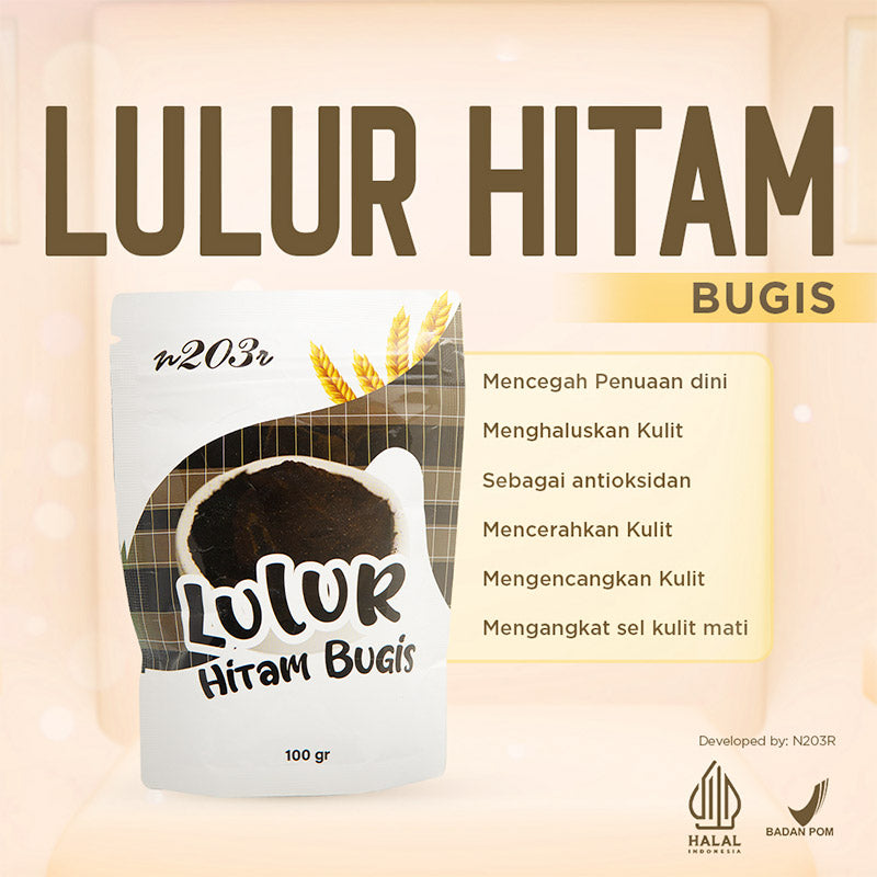 NR Beauty by N203R Lulur Hitam Bugis 100g