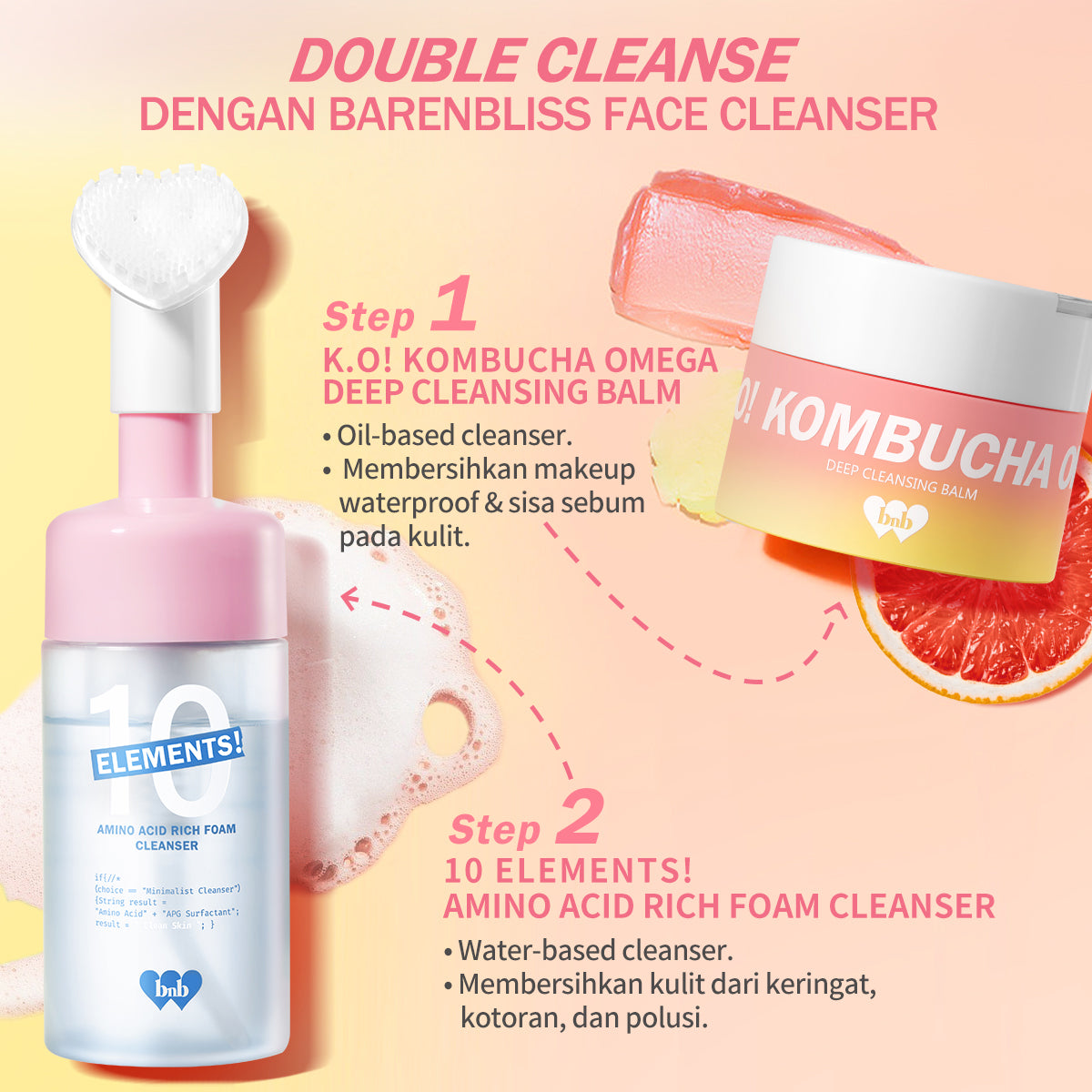 BARENBLISS Kombucha Omega Deep Cleansing Balm - Oil Cleanser