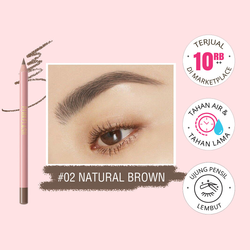 Pinkflash E02 Waterproof Easy Eyebrow Pencil - 02 Natural Brown