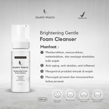 Happy White Brightening & Soothing Facial Foam 100 ml