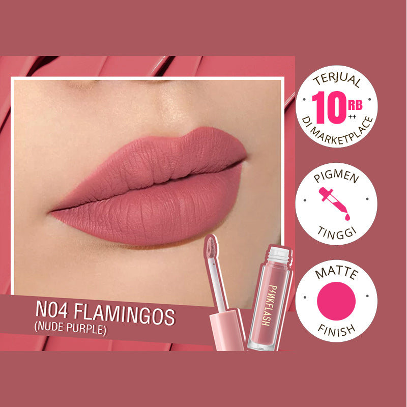 Pinkflash L01 Lasting Matte Lipcream - N04