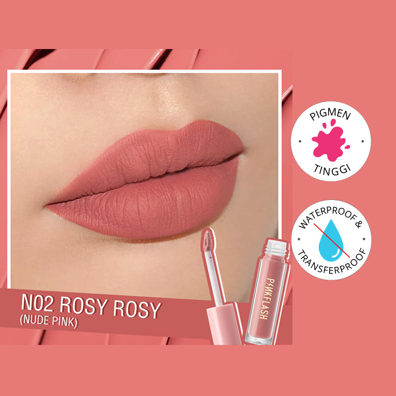 Pinkflash L01 Lasting Matte Lipcream - N02