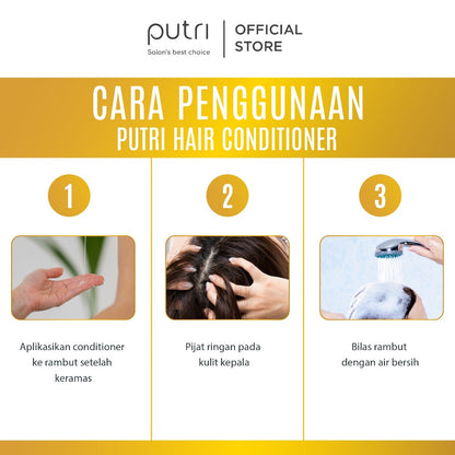 Putri Moisturizing Conditioner With Fresh Apple Fragrance 200ml