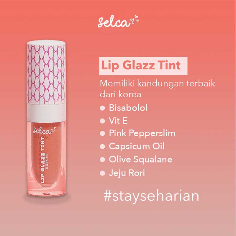 SELCA Lip Glazz Tint Day Series - Tuesday | 2.5ml