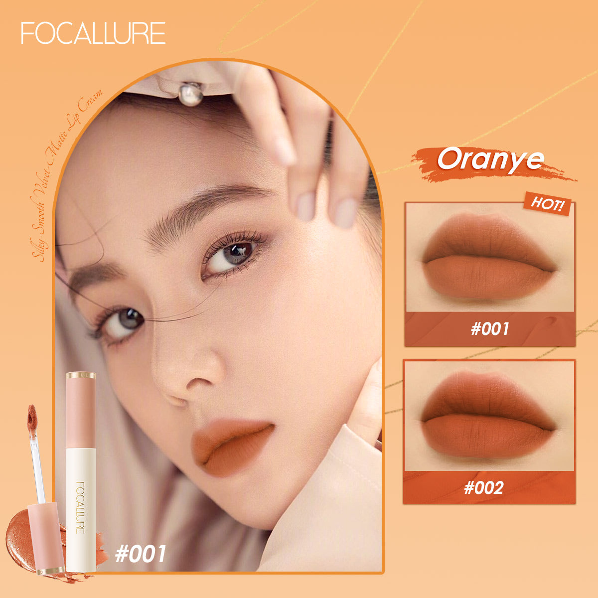 Focallure Velvet Smooth Lip Glaze FA196 #001