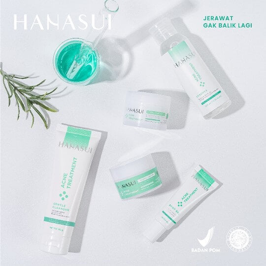 Hanasui Acne Treatment Series Pack + Free Pouch