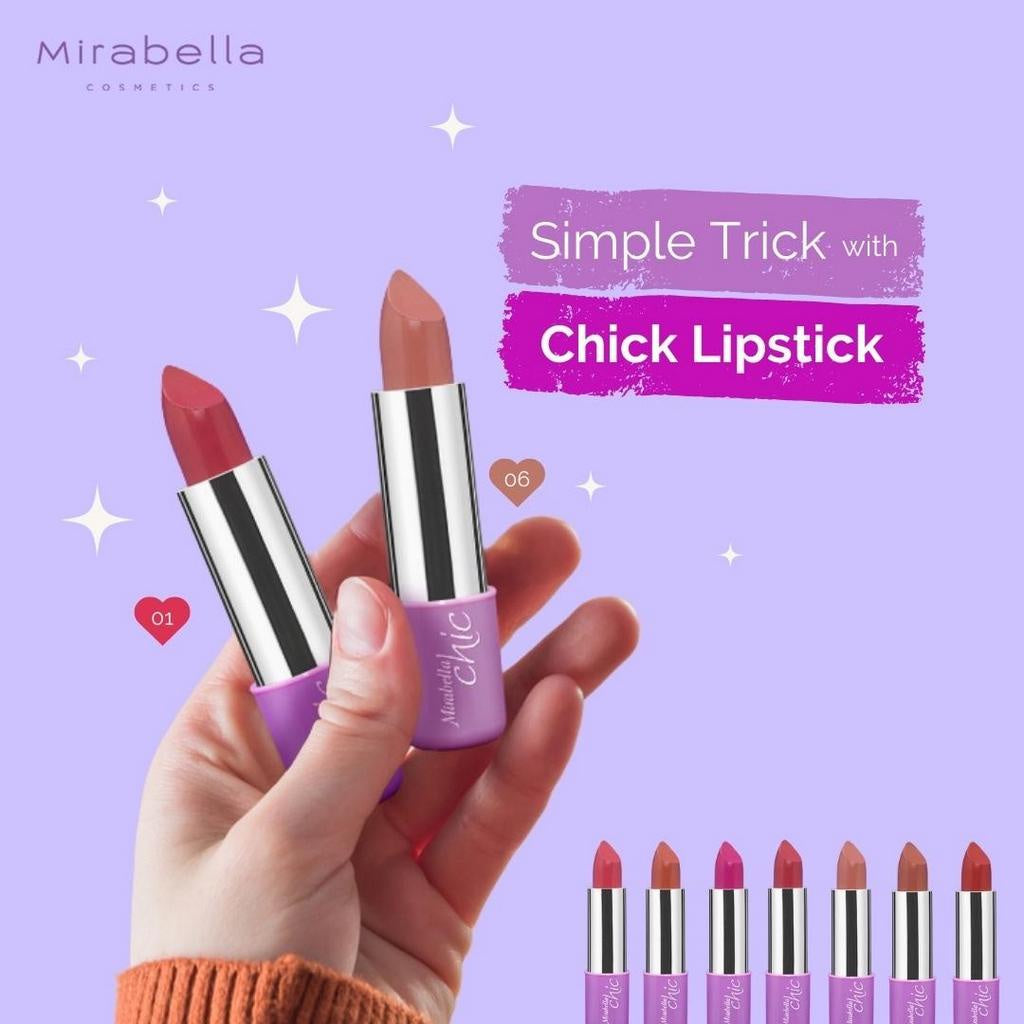 Mirabella Chic Colormoist Lipstick 01 | 3.6gr