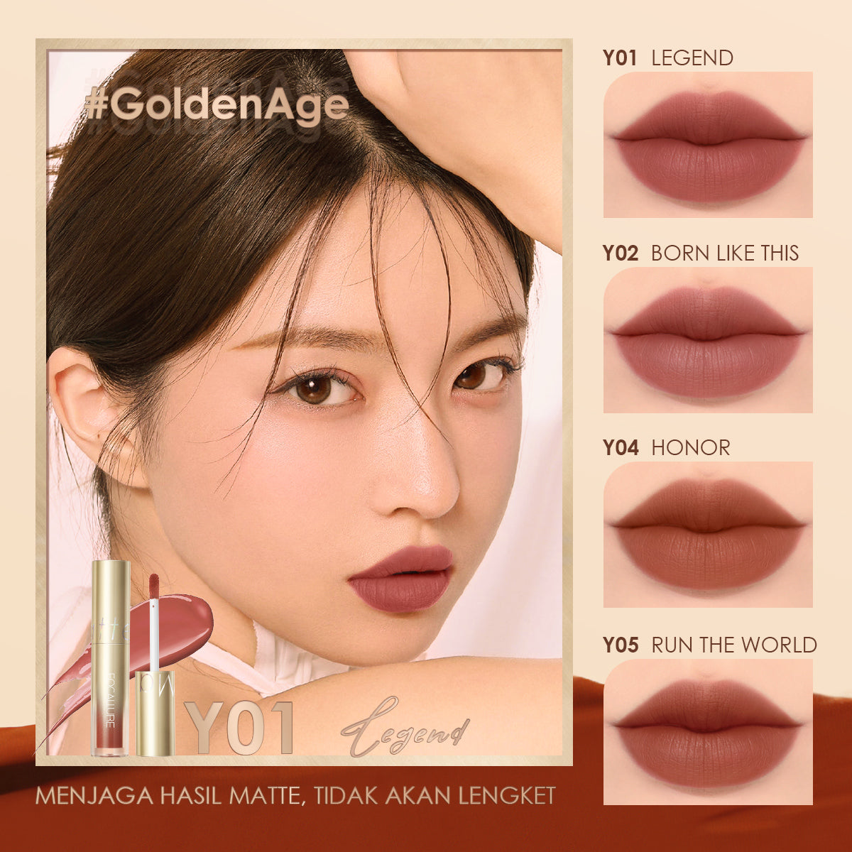 Focallure Ultra Matte Liquid Lipstick FA245 - Y04