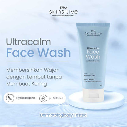 ERHA Skinsitive Ultracalm Face Wash 80 gr