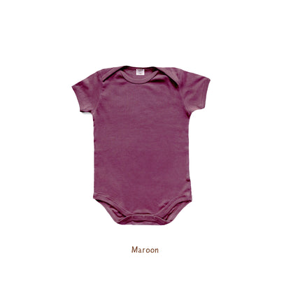 Booyah Baby & Kids Baju Bayi - Bodysuit Maroon (6-12 Month)